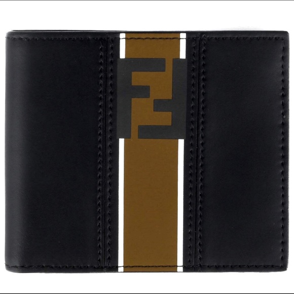 Fendi Other - Fendi Forever Men's Black Leather Bi-fold Wallet
